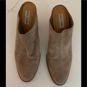 Steve Madden Suede Milo Mule Booties